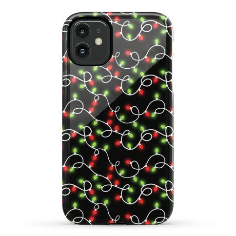 Christmas Lights Pattern Phone Case